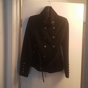 Wool juniors peacoat